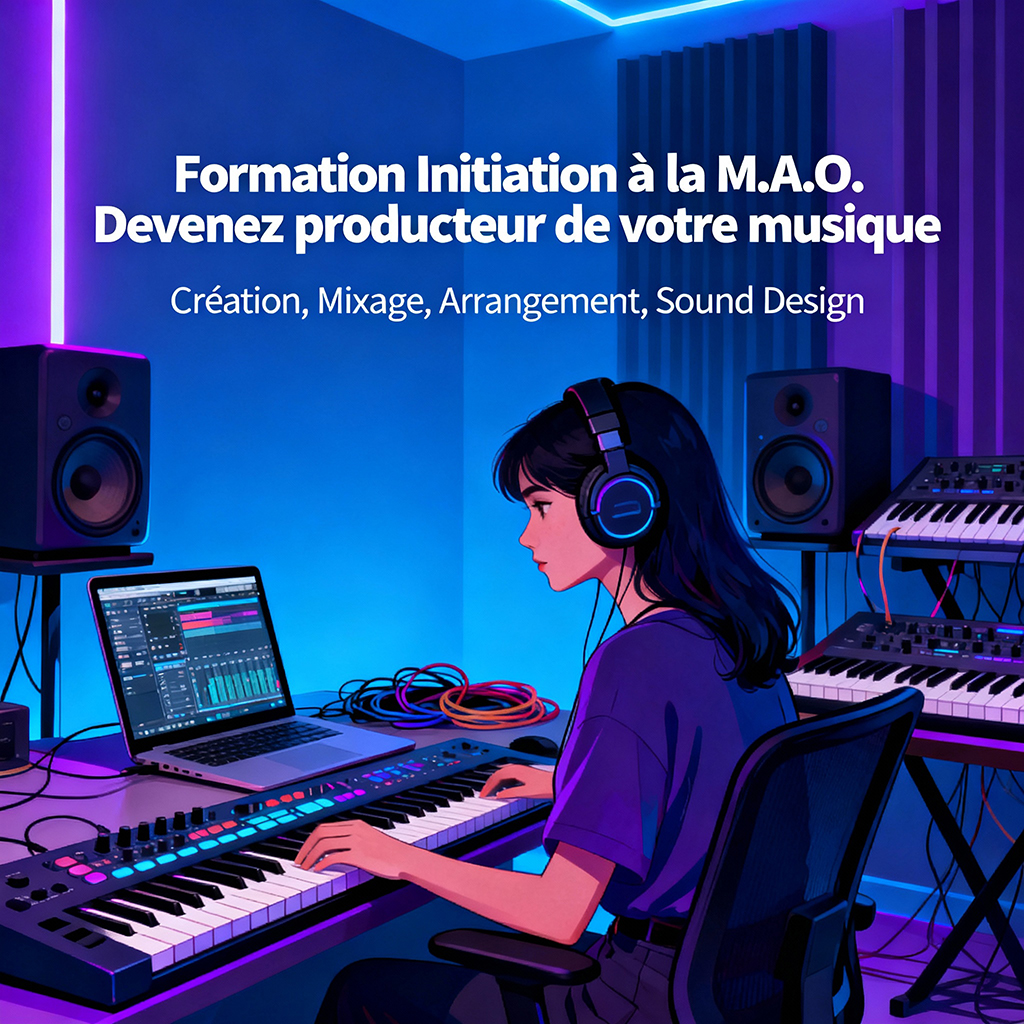 Formation Initiation à la M.A.O.
Devenez producteur de votre musique